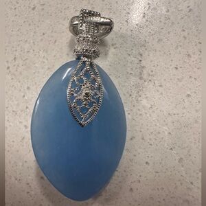 Chalcedony Pendant Necklace